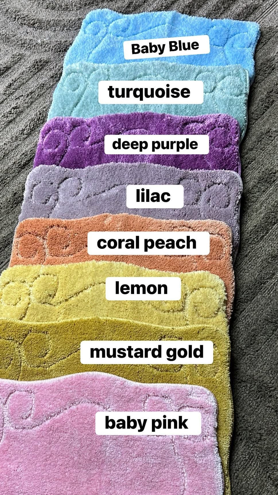 Medium Bright Colour German Mat Set